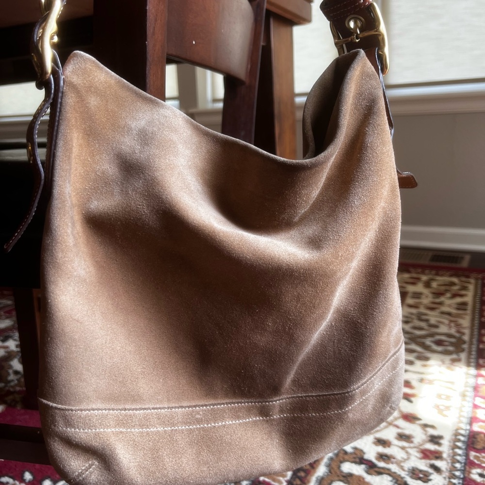 Coach REHAB Suede Crossbody Bag Style 1418 (A459) - Picture 8 of 15